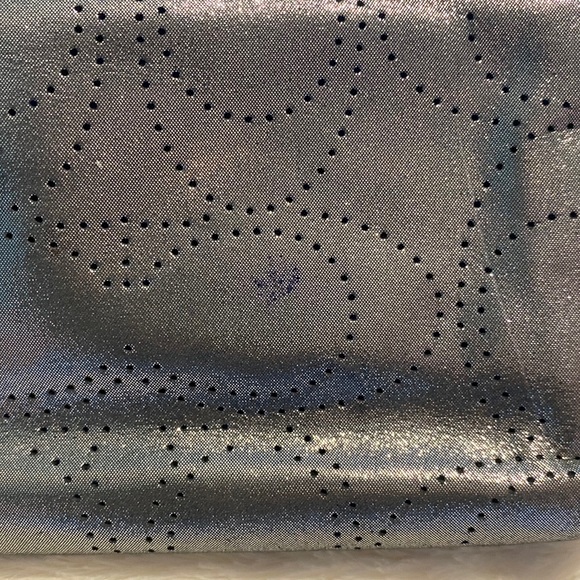 COACH Metallic Silver Wristlet - Picture 3 of 4